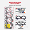 Cylinder Head gasket Kit for MITSUBISHI 4D33 OEM:ME013334